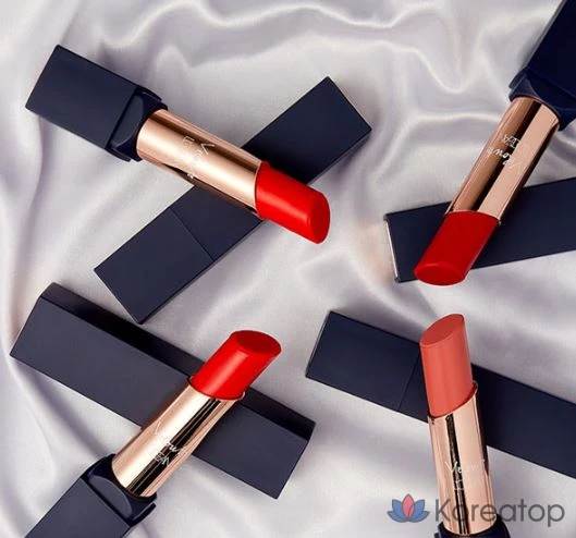 Губная помада L'OCEAN Velvet Chiffon Matte Lipstick, оттенок Retro Red, 4 г, 1 шт., фото 2