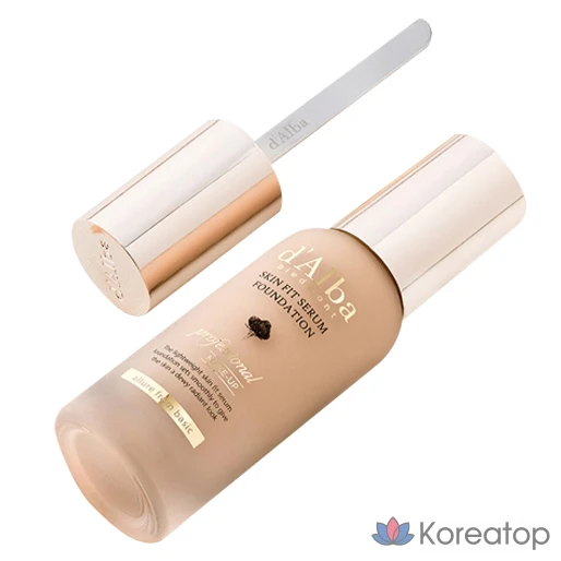Тонер d'Alba Skin Fit Serum Foundation Spatula, оттенок 23, 40 мл, 1 шт.