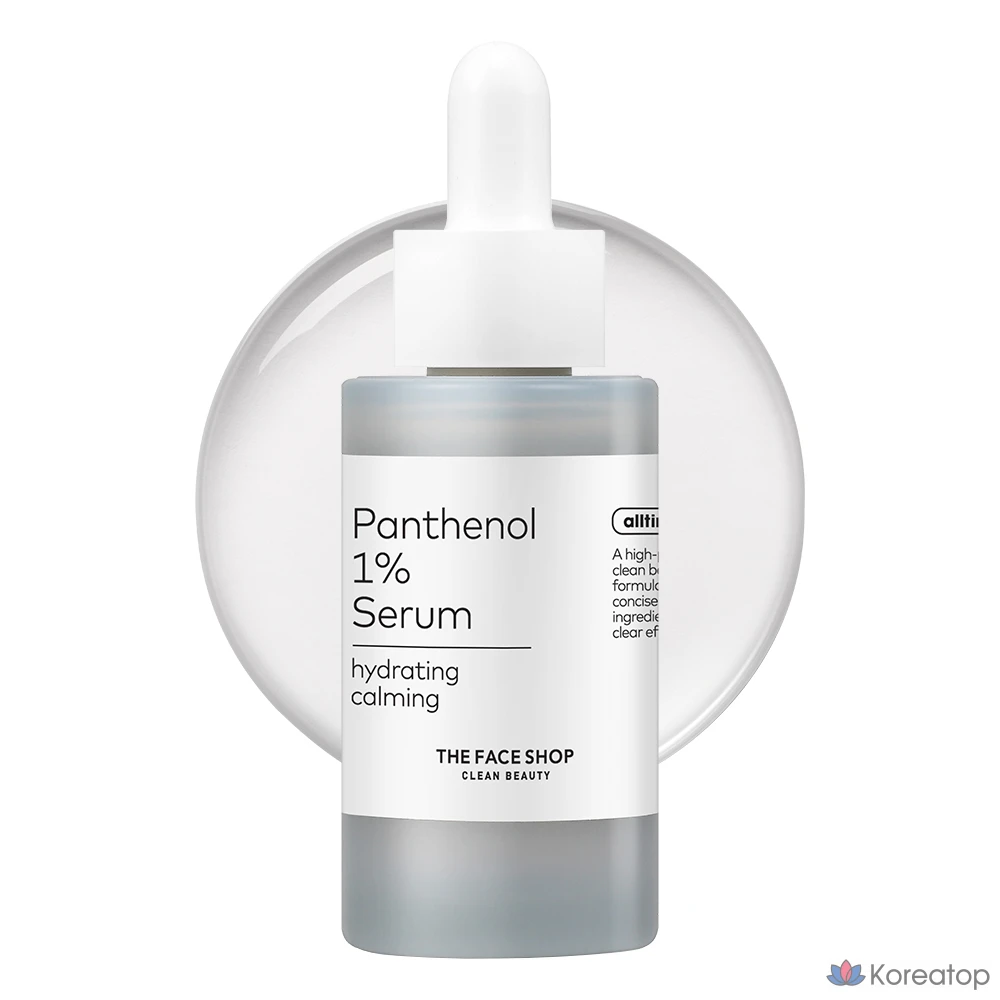 Сыворотка The Face Shop Ultimate Panthenol 1% Hydrating Calming Serum, 30 мл, 1 шт.