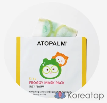 Тканевая маска для лица Atopalm Progi Kids Mask, 15 г, 10 шт., фото 7