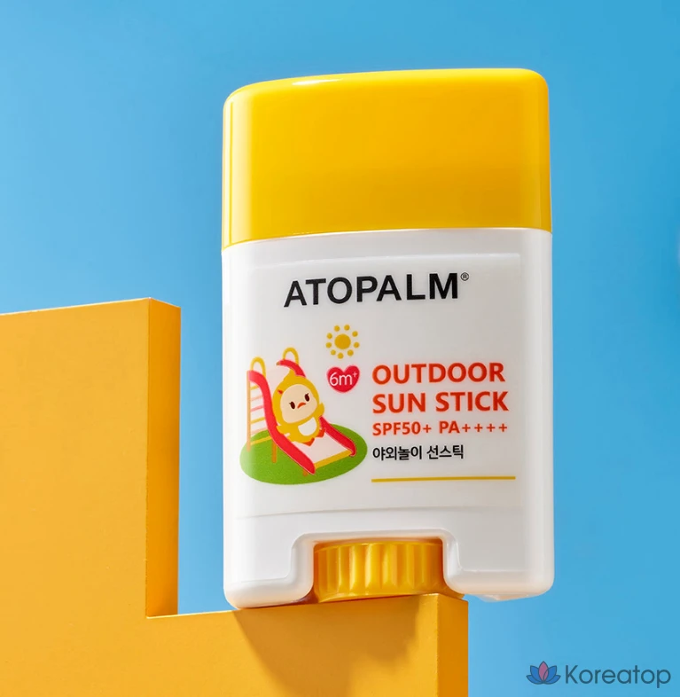 Солнцезащитный стик для детей Atopalm Outdoor Play Sun Stick SPF50+ PA++++, 21 г, 1 шт.