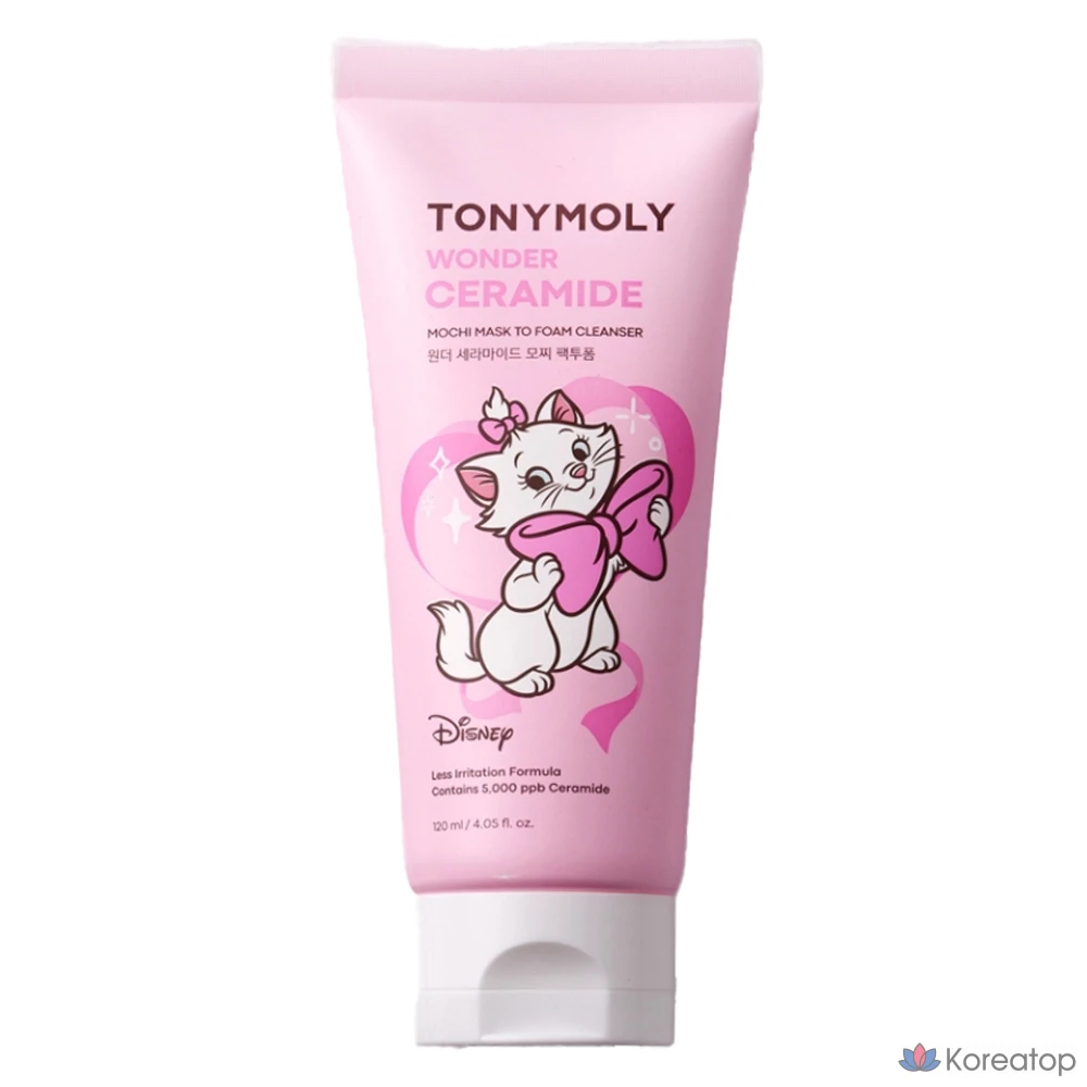 Очищающая пенка Tony Moly Wonder Ceramide Mochi Pact Two Cleansing Foam Marie Edition, 120 мл, 1 шт.