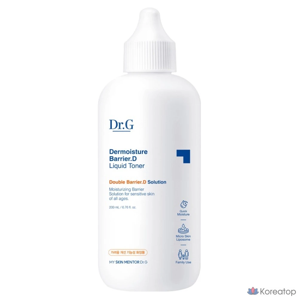 Тонер Dr. G Dermatory Barrier.D Liquid Toner, 200 мл, 1 шт.