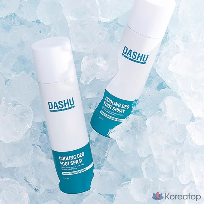 Спрей для ног DASHU Daily Cooling Deo Foot Spray, 1 шт.