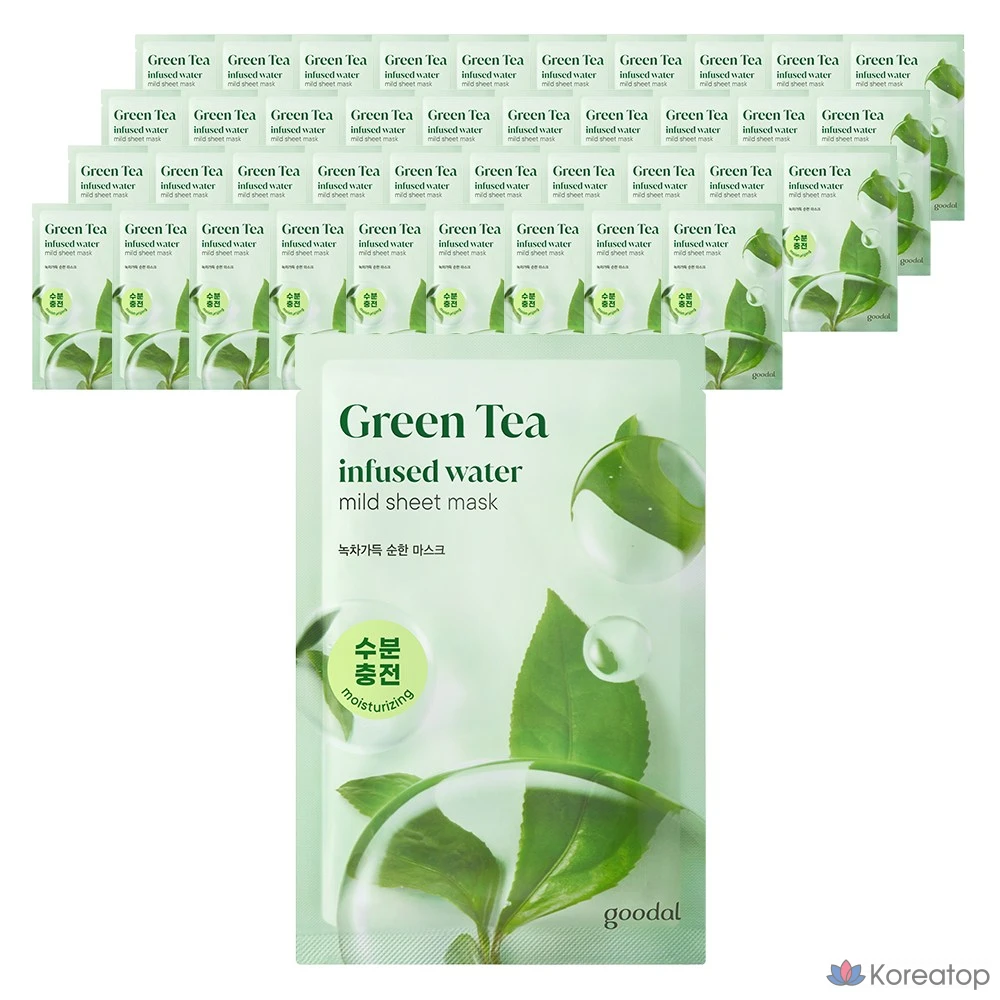 Тканевая маска для лица Goodal Green Tea Moisture Mask, 40 шт.