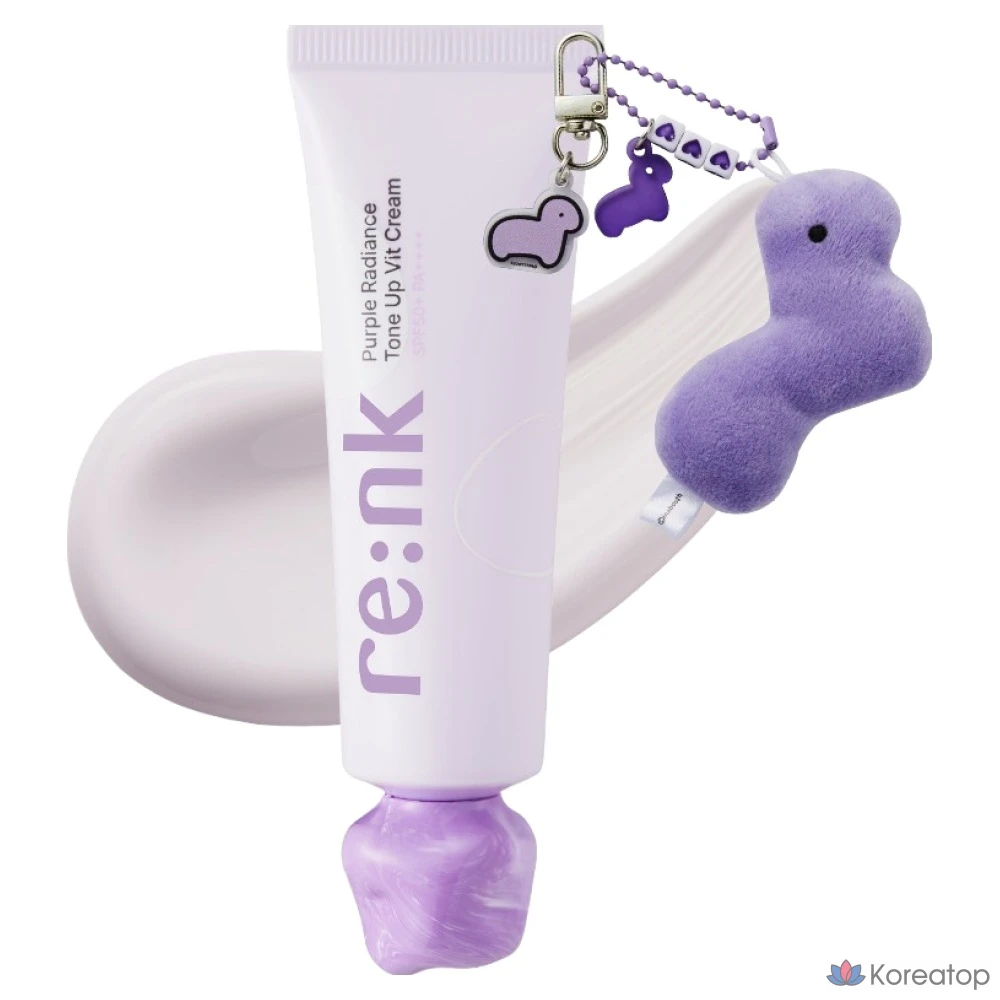 Солнцезащитный крем Re:Nk Radiance Tone Up Bright Cream SPF50+ PA++++, оттенок Purple, 50 мл, 1 шт.