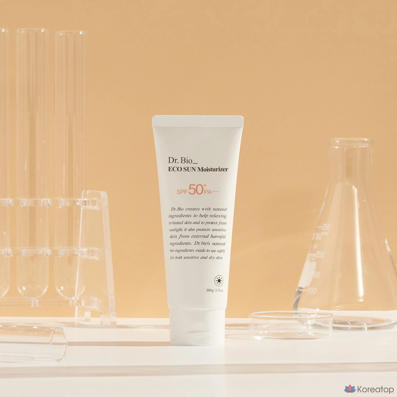 Солнцезащитный крем Dr. Bio Eco Sun Cream Moisturizer SPF50+ PA++++, 100 г, 1 шт.