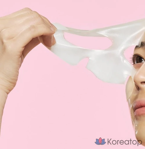 Тканевая маска для лица CKD Jonggun-dang Health Retino Collagen Low Molecular 300 Elasticity Glow Mask, 40 шт., фото 8