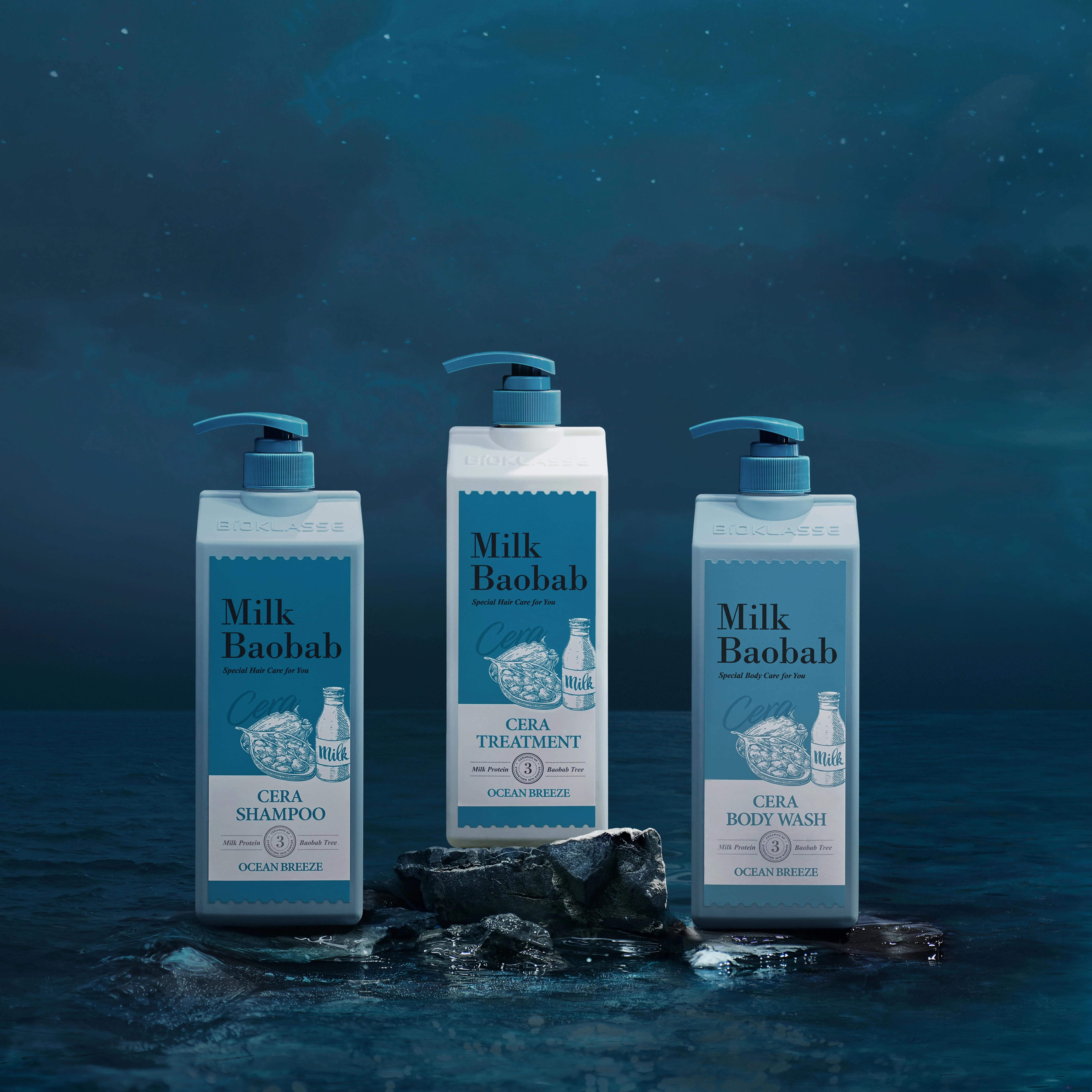 Гель для душа Milk Baobab Sera Body Wash Ocean Breeze, 1.2 л, 1 шт.