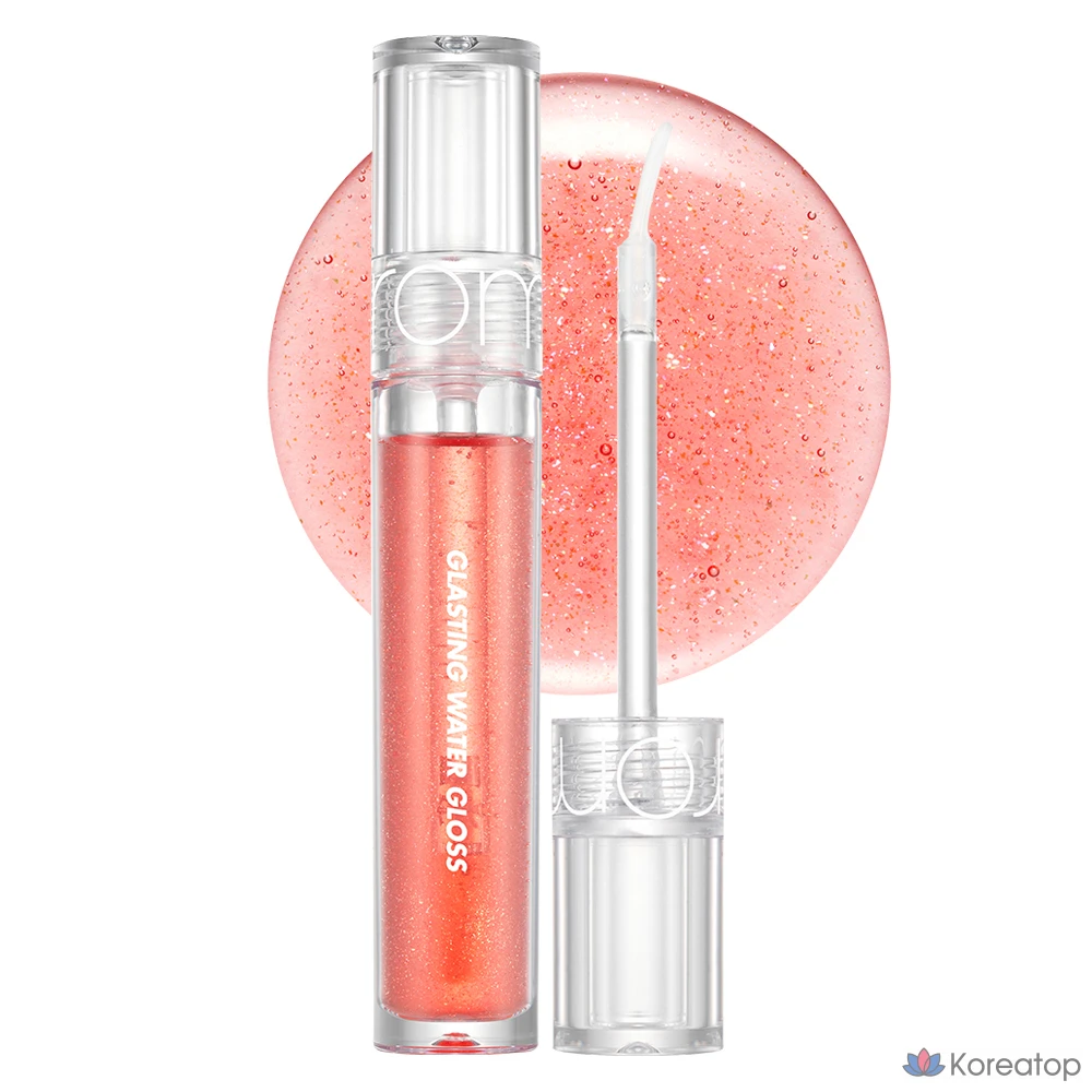 Блеск для губ ROM&ND Glasting Water Gloss, оттенок 01 Coral Crush, 1 шт.
