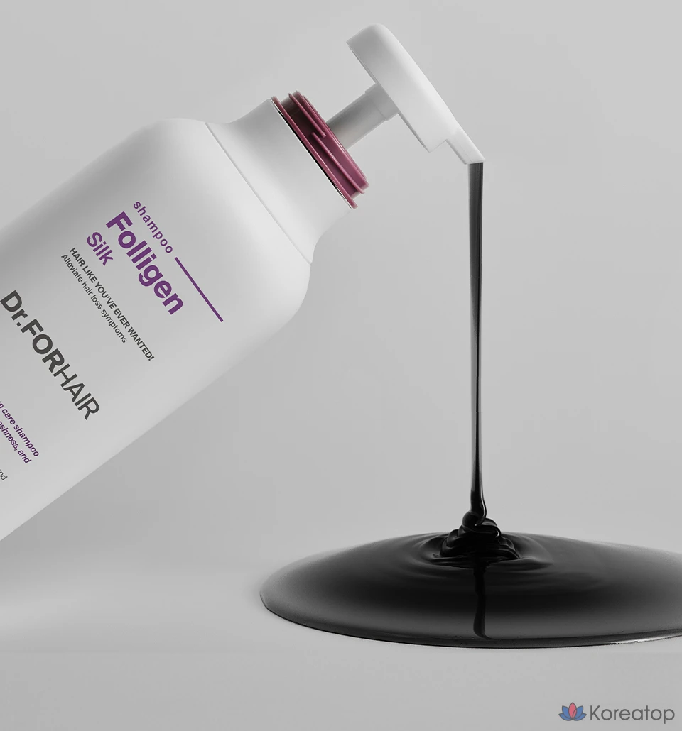 Шампунь Dr. Forhair Damage Care Scalp & Hair Loss Polygene Silk Shampoo, 500 мл, 1 шт., фото 7