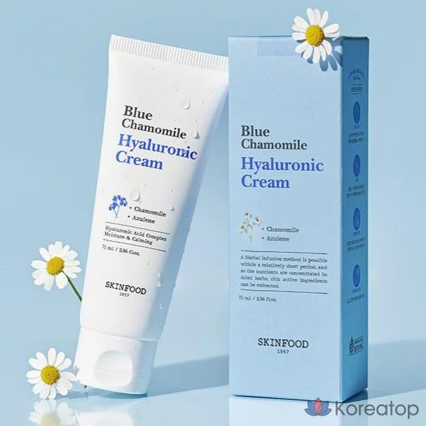 Крем Skinfood Blue Chamomile Hyaluronic Cream, 70 мл, 1 шт.
