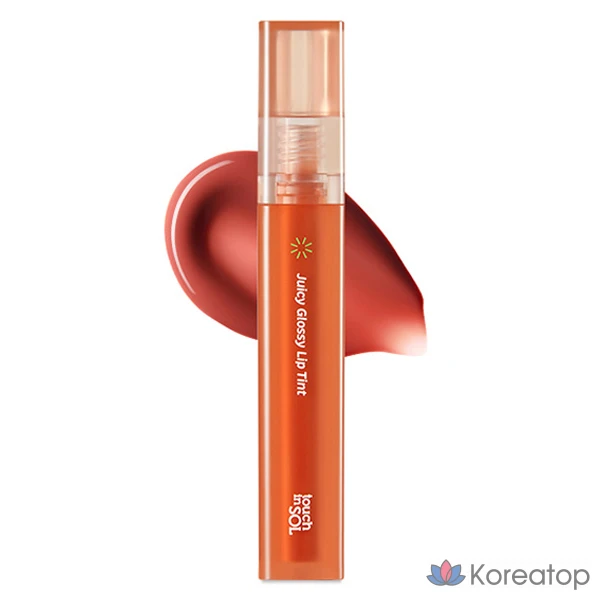 Тинт для губ Touch in Sol Vegan Again Juicy Glossy Lip Tint, оттенок Milk Coconut, 3.9 г, 1 шт.