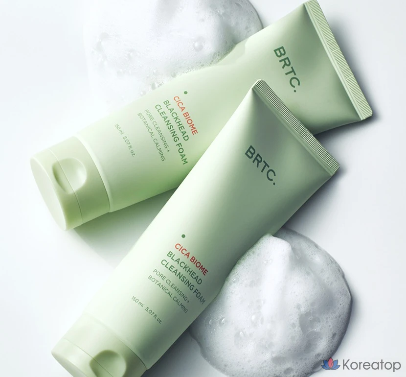 Очищающая пенка BRTC Cica Biome Blackhead Cleansing Foam, 150 мл, 1 шт.