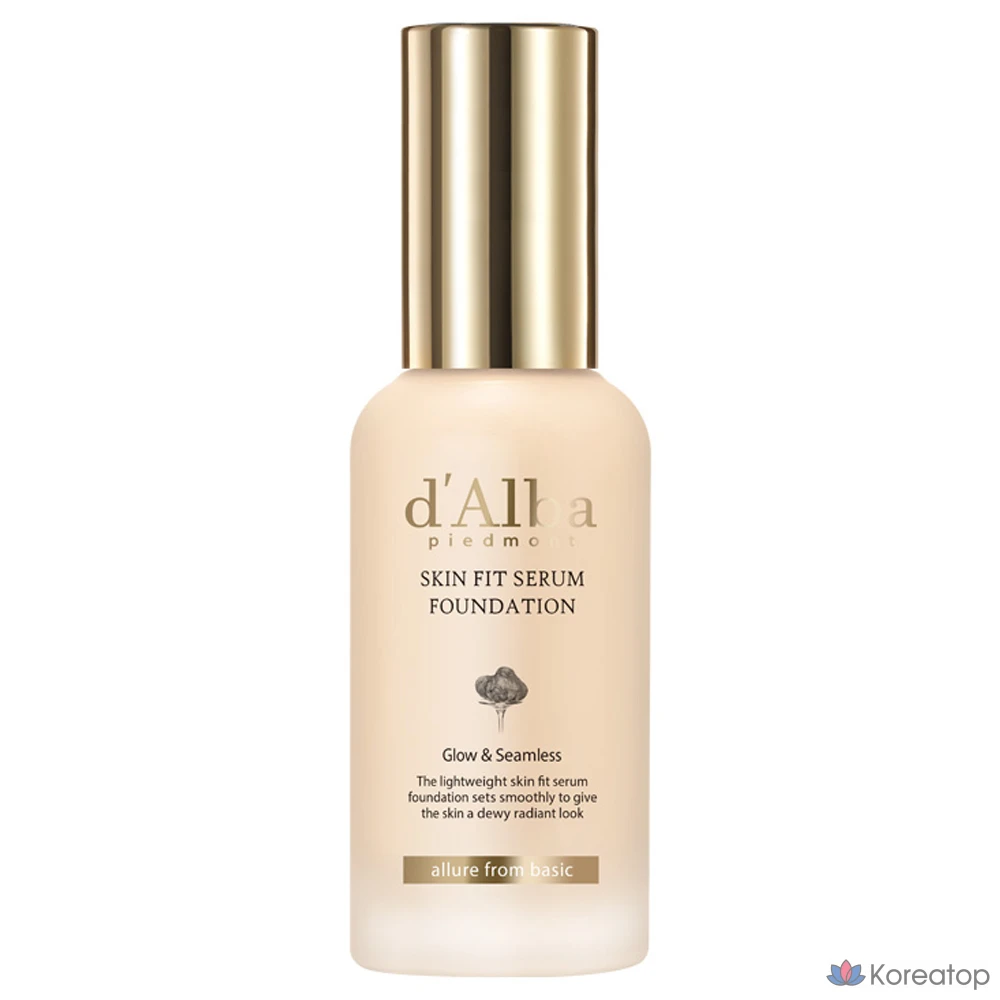 Тональная основа d'Alba Skin Fit Serum Foundation, оттенок 23, 30 мл, 1 шт.