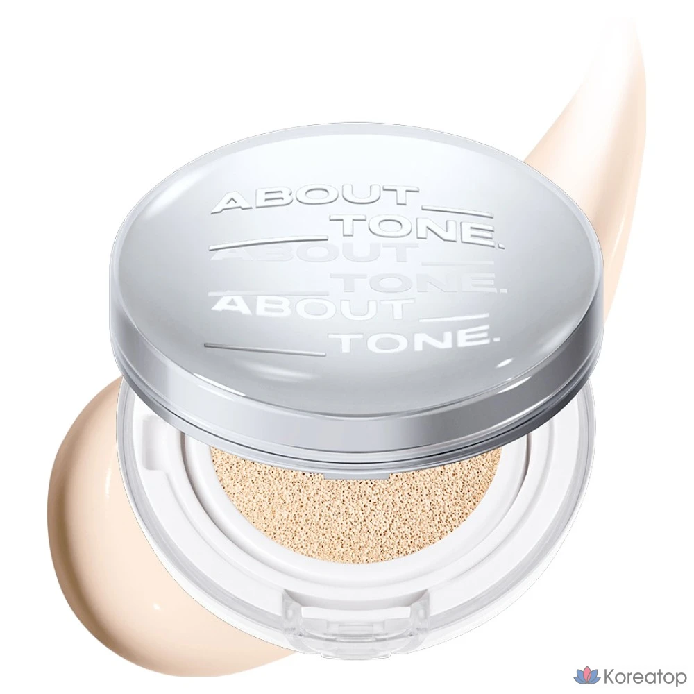 Кушон ABOUT TONE Skin Layer Fit Cushion Foundation, оттенок 21 Warm Light, 13 г, 1 шт.