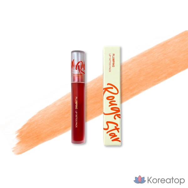 Тинт для губ MAXCLINIC Rouge Star Plumping Lip Tattoo Pack Tint, оттенок Spicy Orange, 1 шт.