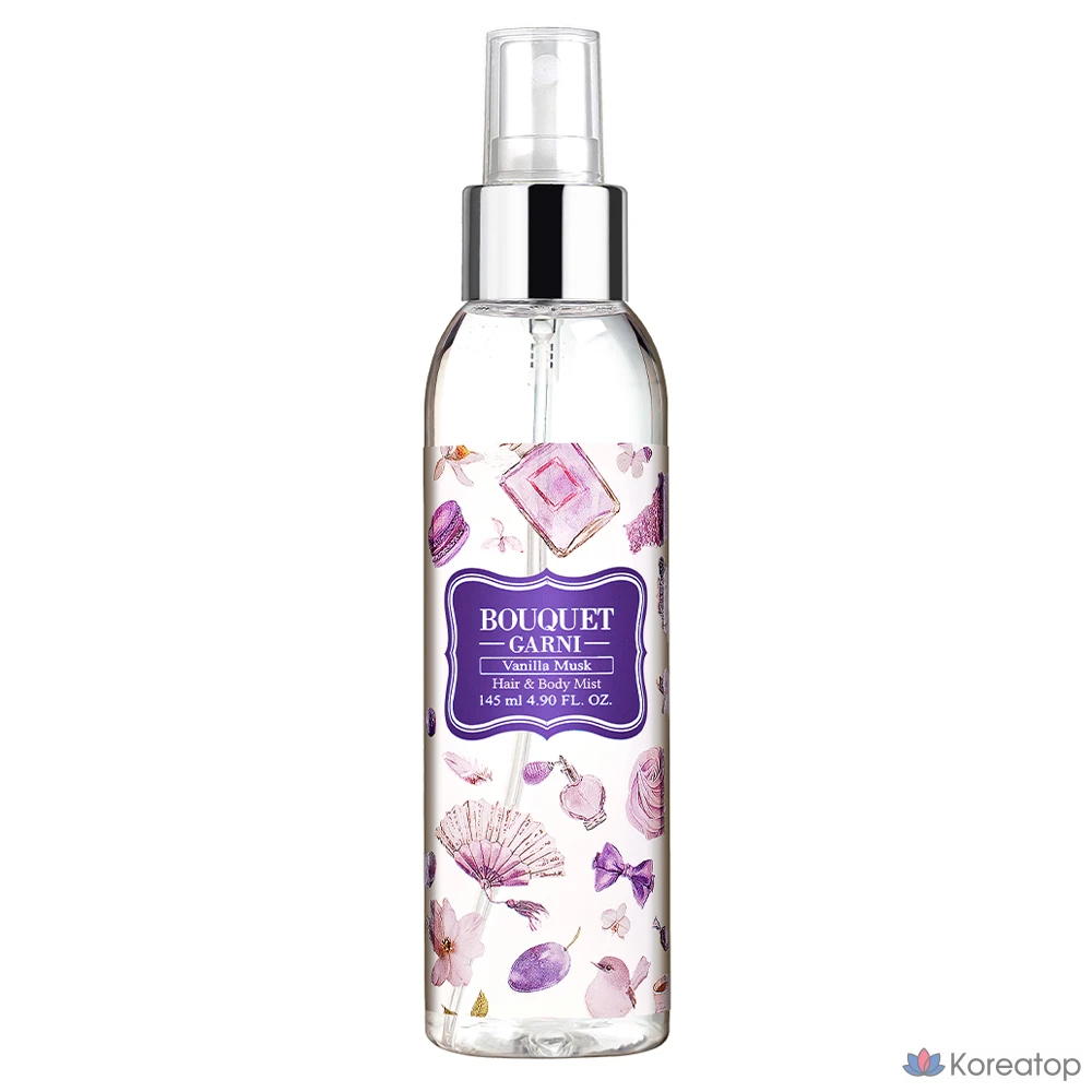 Мист для волос и тела Bouquet garni Fragranced Hair & Body Mist Vanilla Musk, 145 мл, 1 шт.