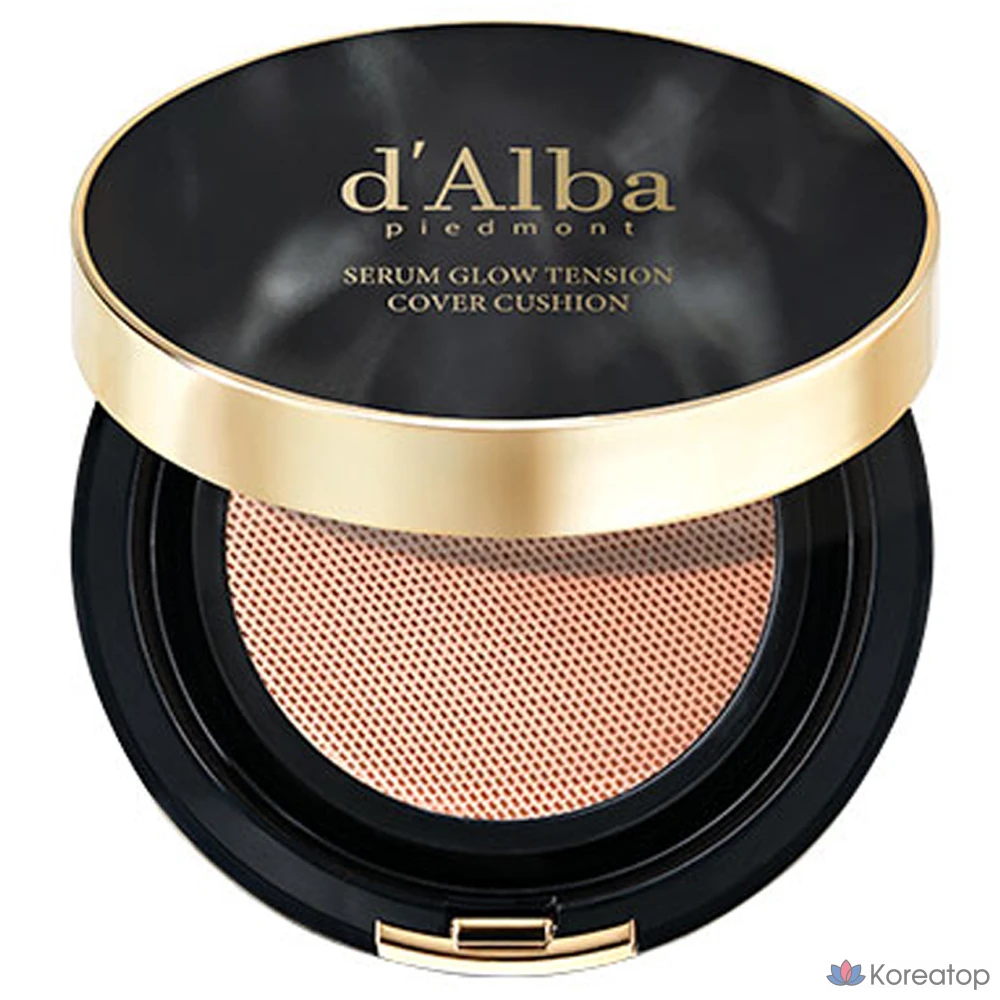Кушон d'Alba Serum Glow Tension Cover Cushion, оттенок 23, 17 г, 1 шт.