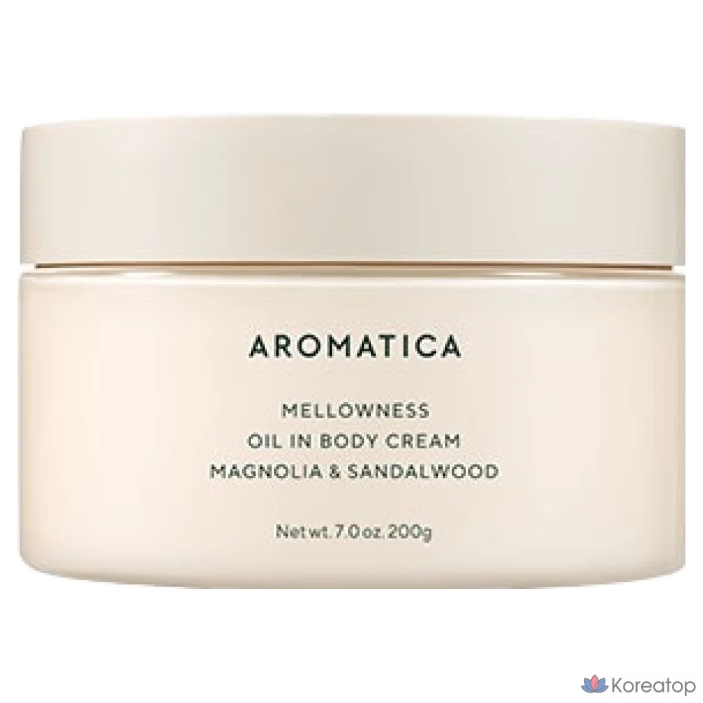 Увлажняющий крем для тела Aromatica Mellowness Oil in Body Cream Magnolia Sandalwood, 200 г, 1 шт.