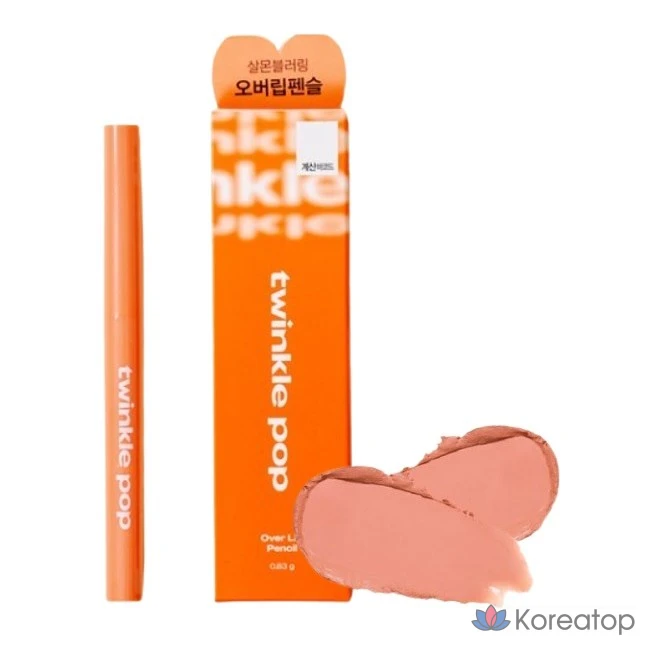Карандаш для губ Clio Twinkle Pop Over Lip Pencil, оттенок 02 Warm Salmon, 1 шт.