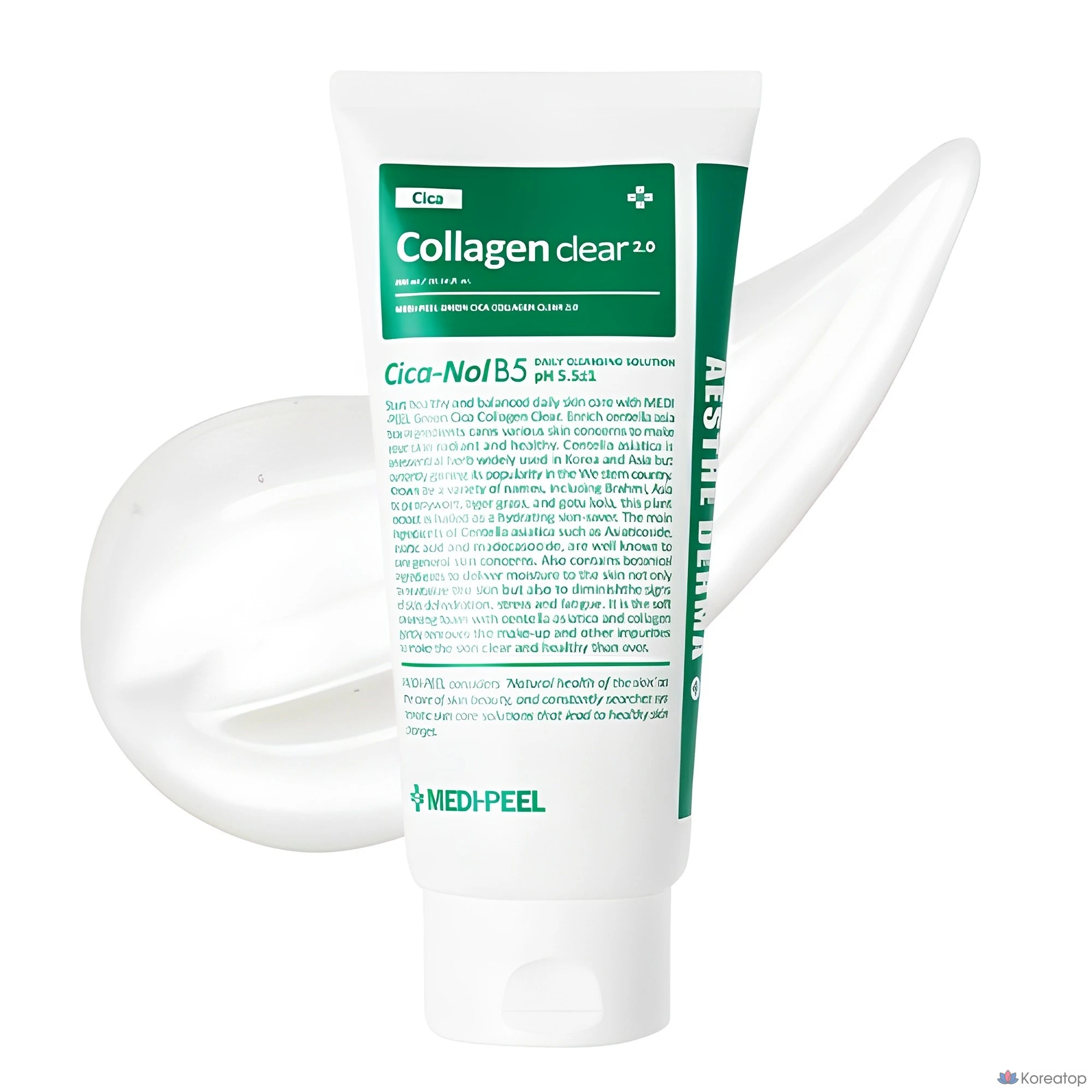 Очищающий гель Medi-Peel Green Cica Collagen Clear Gel Cleanser 2.0, 120 мл, 1 шт.