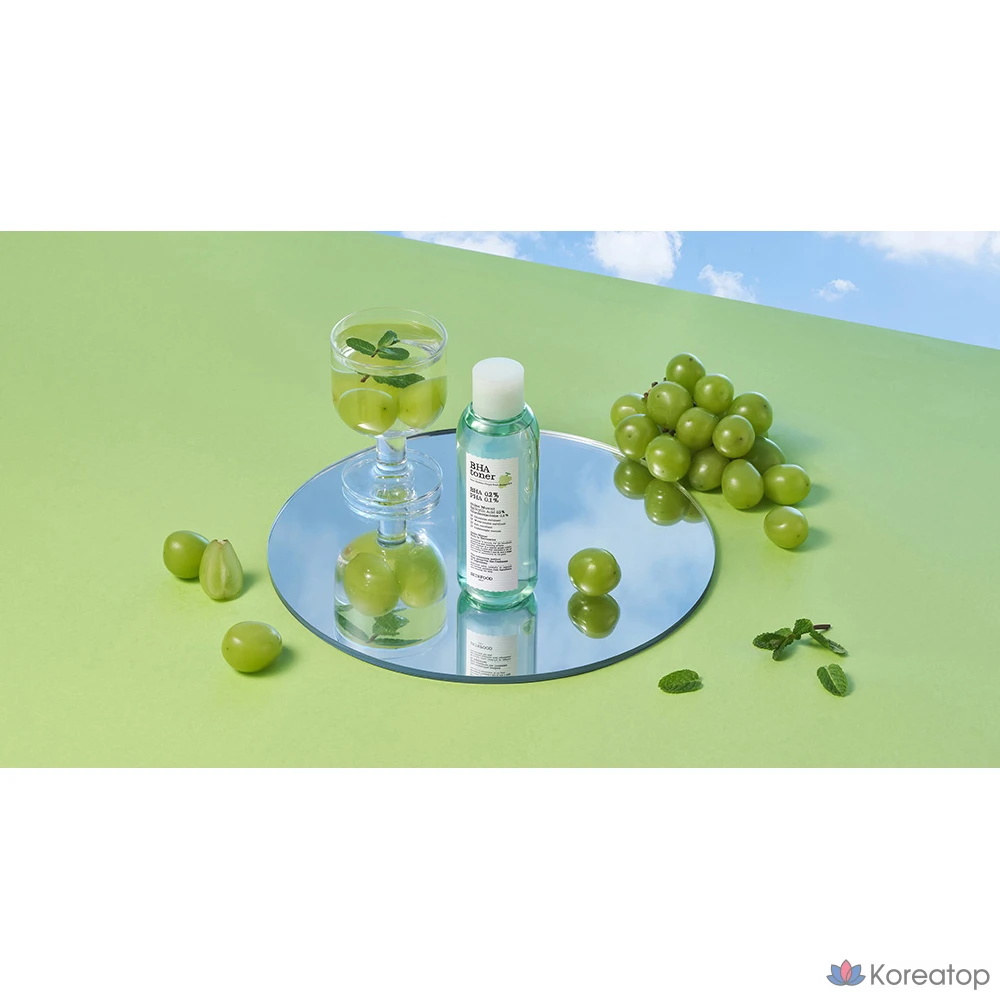 Тонер Skinfood Shine Muscat BHA Toner, 200 мл, 1 шт.