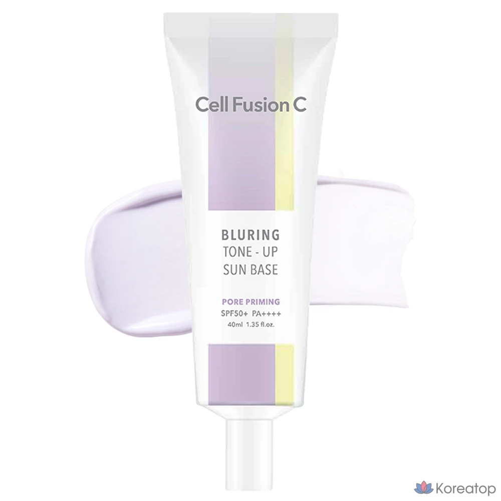 Солнцезащитный крем-база Cell Fusion C Blurring Tone Up Sun Base SPF50+ PA++++, 40 мл, 1 шт.