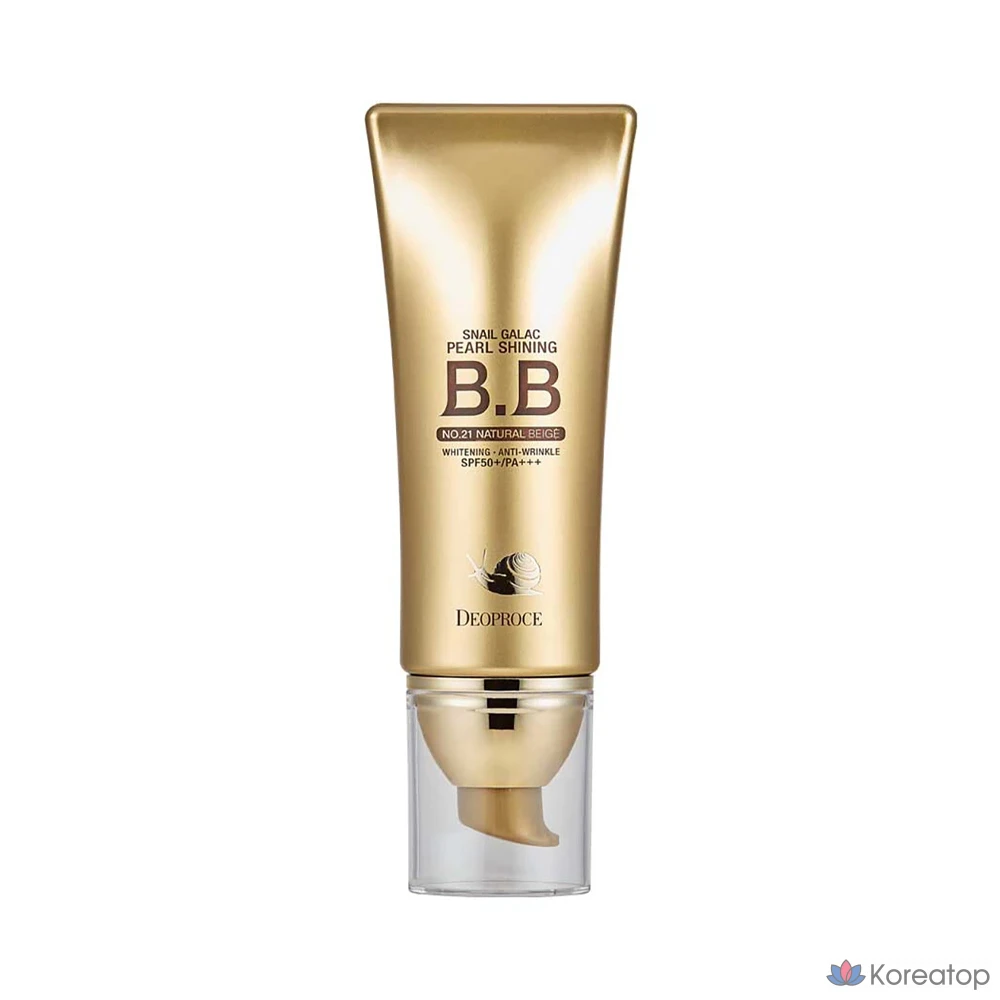 Тональный крем Deoproce Costco Snail Galact Pearl Shining BB, оттенок 21, 40 г, 1 шт.