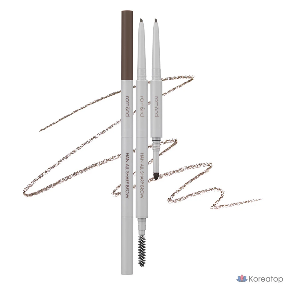 Карандаш для бровей ROM&ND Han All Sharp Brow, оттенок C2 Gray Stopper, 1 шт.