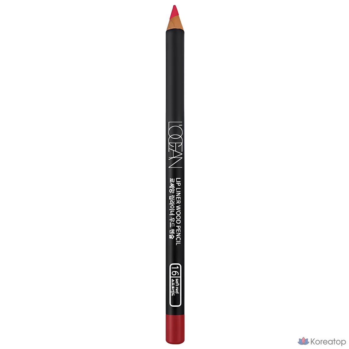 Карандаш для губ Heartpercent Wood Pencil Lip Liner, оттенок 16 Soft Red, 4 x 150 мм, 1 шт.