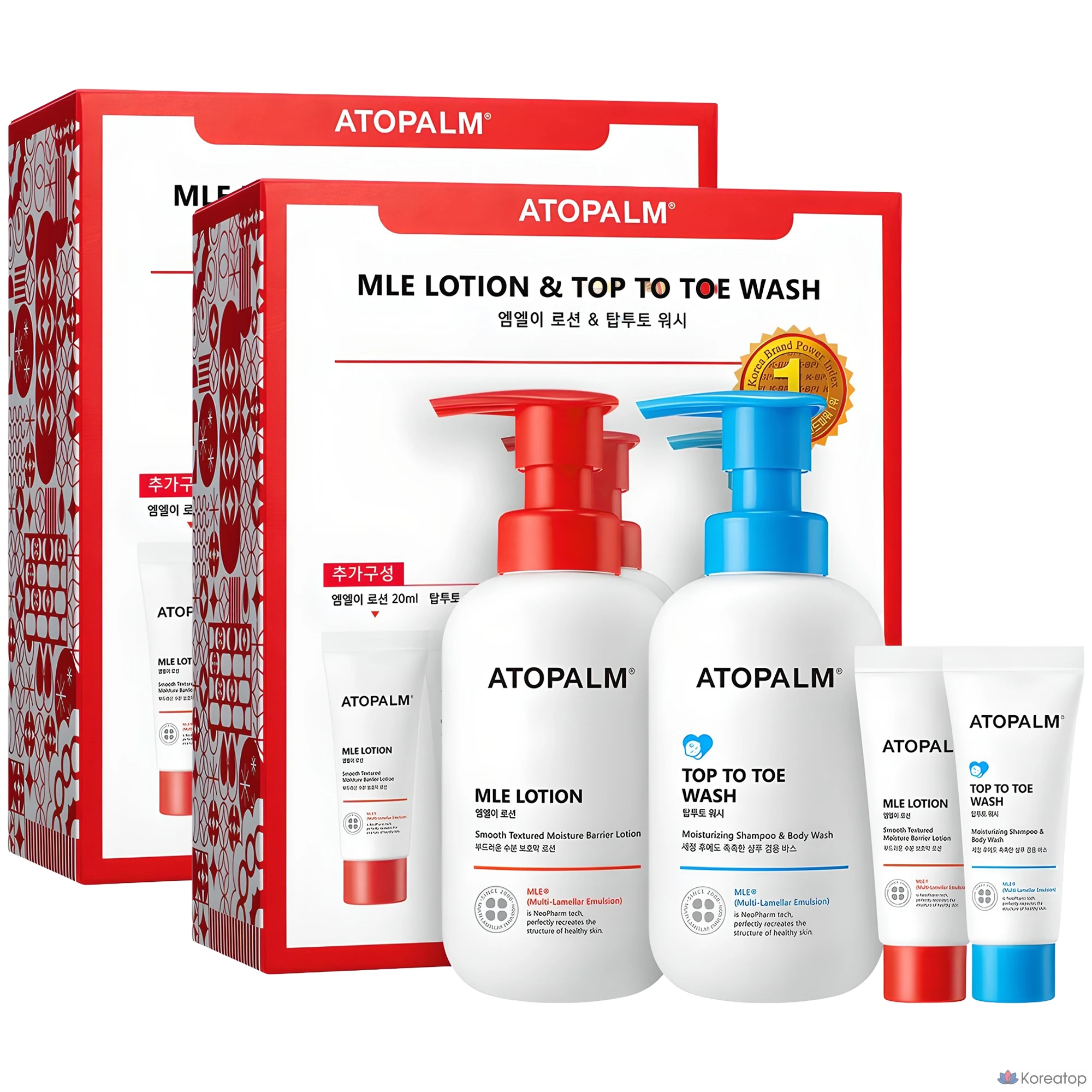 Набор для ухода Atopalm MLE Lotion + Top-to-Toe Wash 2-piece Set, 2 шт.