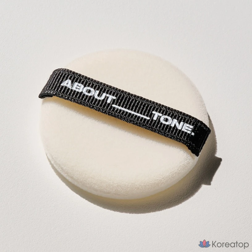 Пудра-праймер ABOUT TONE Powder Pact Puff, черный, 5 шт.