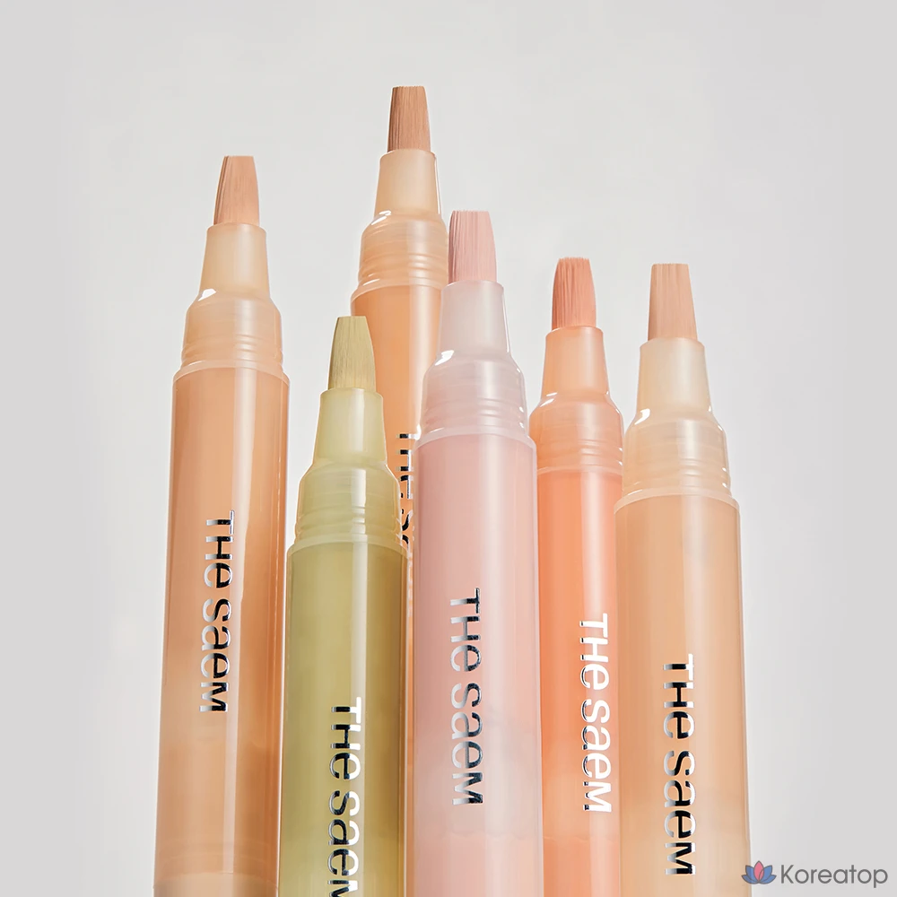 Консилер The Saem Cover Perfection Pen Concealer, оттенок Clear Beige, 4 мл, 1 шт., фото 3