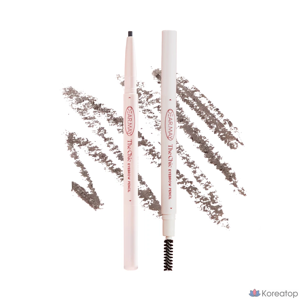 Карандаш для бровей DEARMAY The Chic Eyebrow Pencil, оттенок 03 Choco Brown, 0.18 г, 1 шт.
