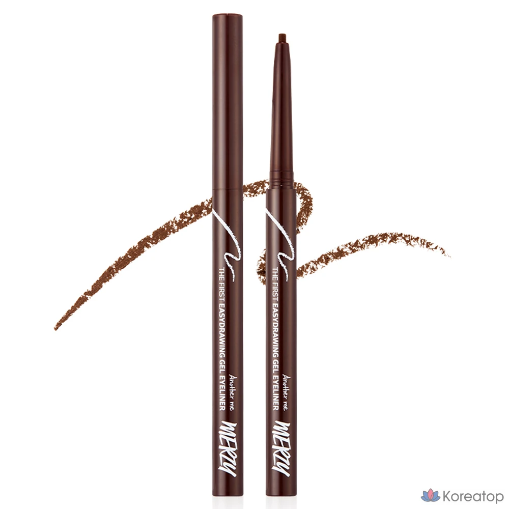 Подводка для глаз MERZY The First Easy Drawing Gel Eyeliner, оттенок EG3 Maroon, 0.14 г, 1 шт.