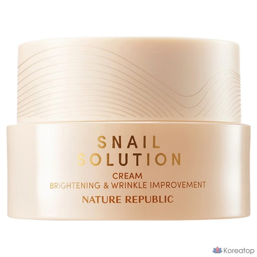 Крем Nature Republic Snail Solution Cream, 52 мл, 1 шт.