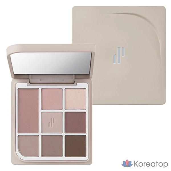 Палетка теней для век Heart Percent Dot On Mood Eye Palette, оттенок 08 Neutral Muse Facet, 1 шт.