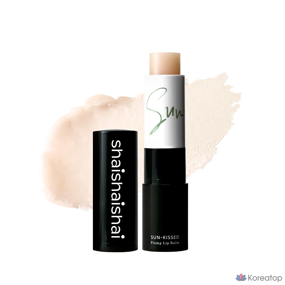 Бальзам для губ SHAISHAISHAI Sun-Kissed Plump Lip Balm, оттенок Pure Wave, 4 г, 1 шт.