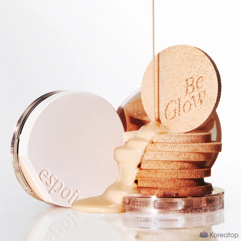 Кушон Espoir Be Glow Volume Cushion Refill, оттенок 20 Vanilla, 13 г, 1 шт., фото 4