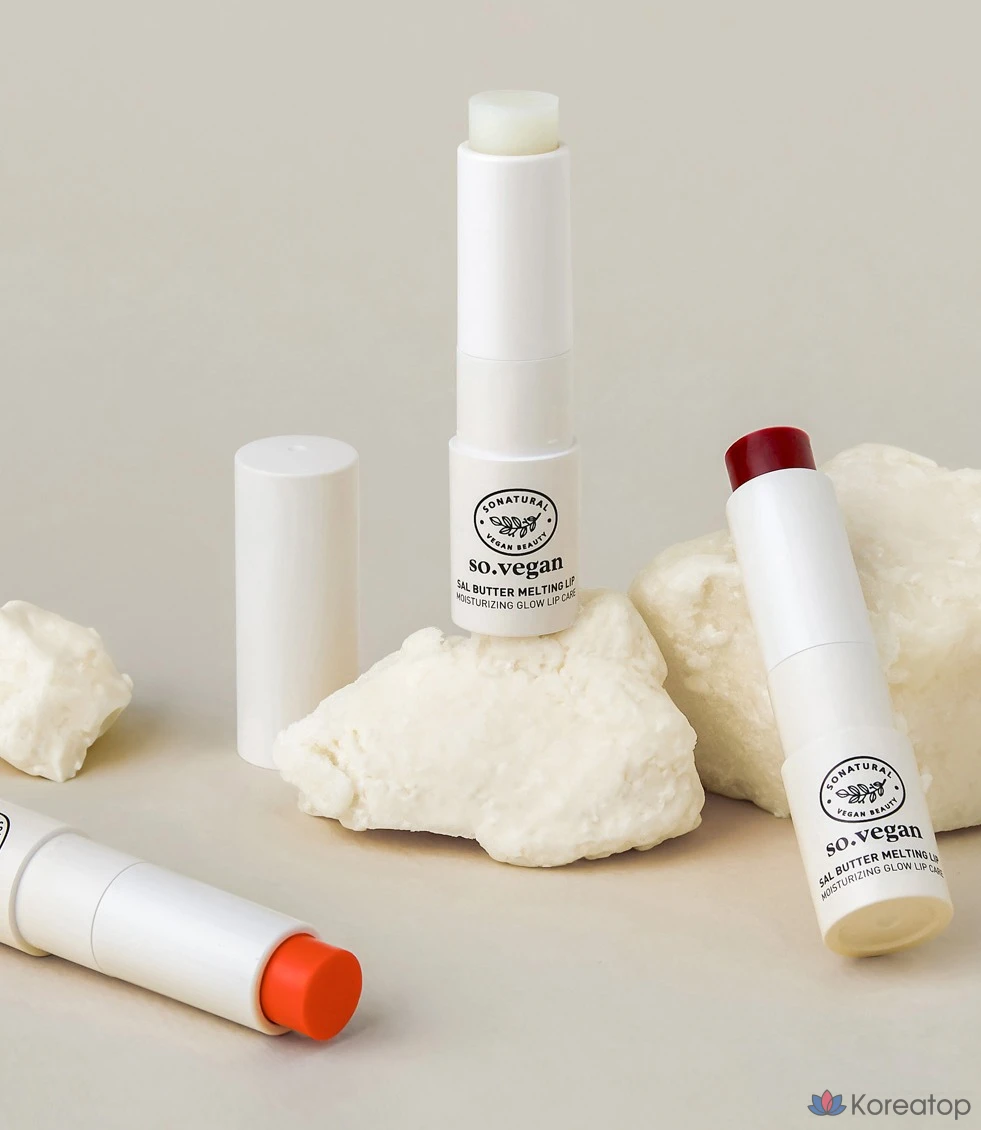 Бальзам для губ So Vegan Sal Butter Melting Lip Balm, оттенок 02 Clear Peach, 3.8 г, 1 шт., фото 5