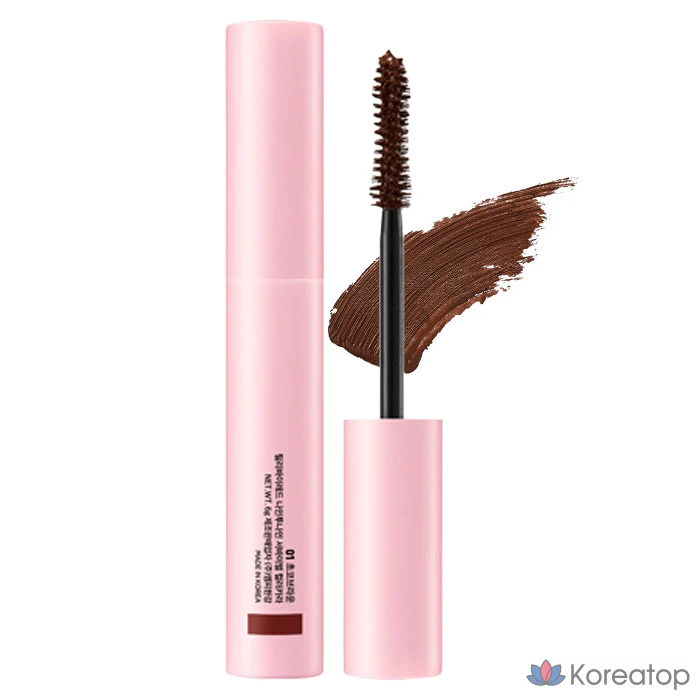 Тушь для ресниц Lilybyred 9to9 Survival Color Mascara, оттенок 01 Choco Brown, 6 г, 1 шт.