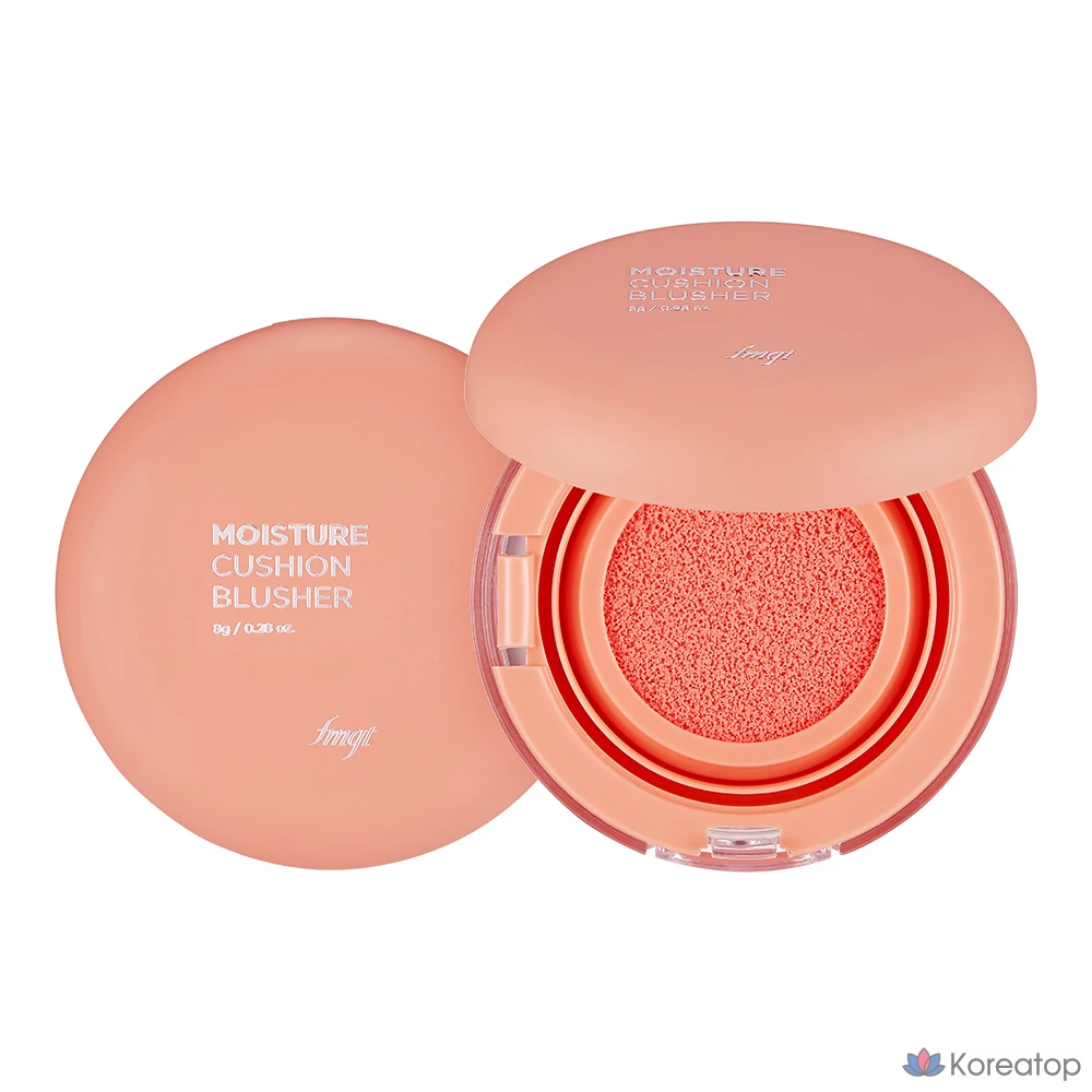 Кушон-румяна The Face Shop Moisture Cushion Blush, оттенок 03 Coral, 8 г, 1 шт.