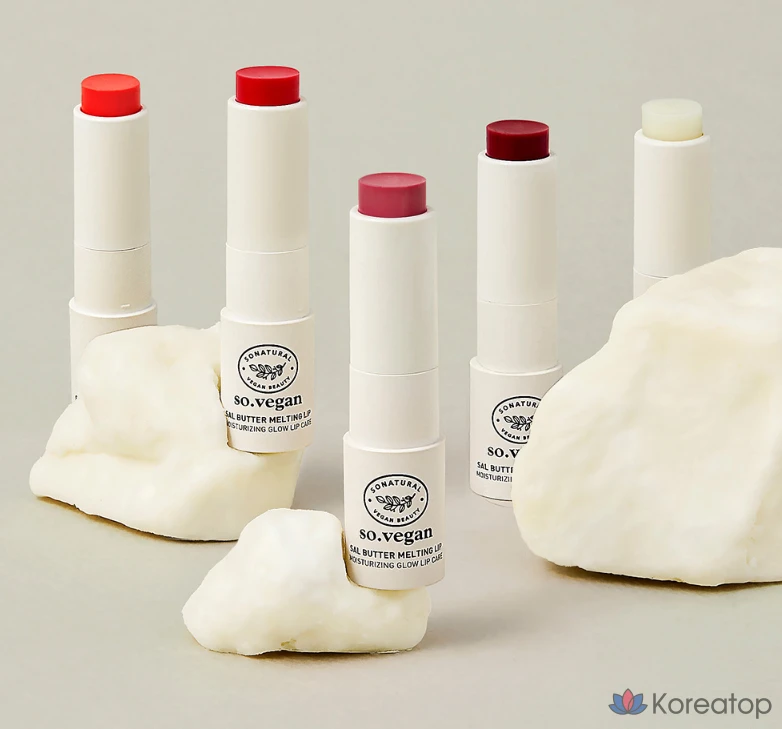 Бальзам для губ So Vegan Sal Butter Melting Lip Balm, оттенок 02 Clear Peach, 3.8 г, 1 шт., фото 7