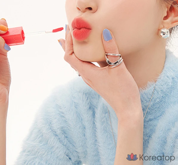 Тинт для губ ROM&ND Blur Fudge Tint, оттенок 09 Coral Jubilee, 1 шт., фото 2