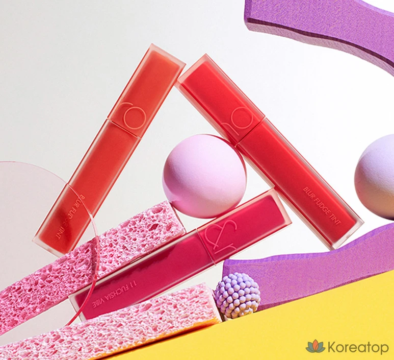 Тинт для губ ROM&ND Blur Fudge Tint, оттенок 09 Coral Jubilee, 1 шт., фото 4