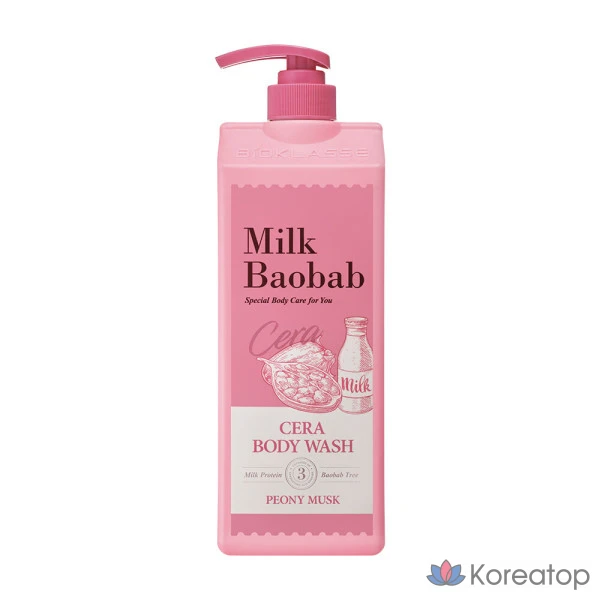 Гель для душа Milk Baobab Sera Bodywash Peony Musk, 1.2 л, 1 шт.