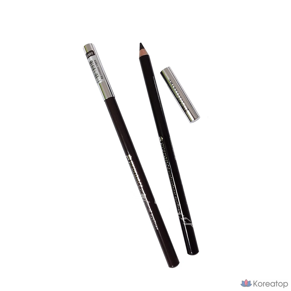 Карандаш для глаз Prorance Professional Wood Eyeliner Pencil, оттенок 02 Black, 1 шт.