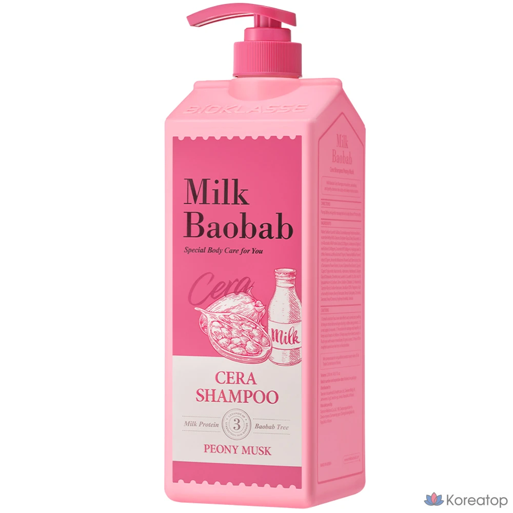 Шампунь Milk Baobab Cera Shampoo Peony Musk, 1.2 л, 1 шт.