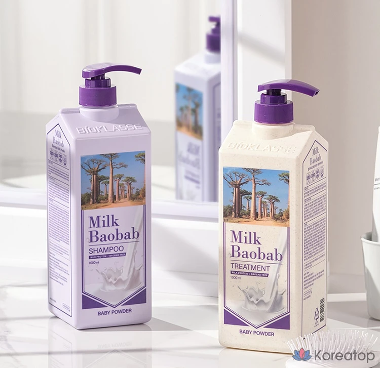 Кондиционер для волос Milk Baobab Baby Powder Hair Treatment, 1 л, 1 шт., фото 4